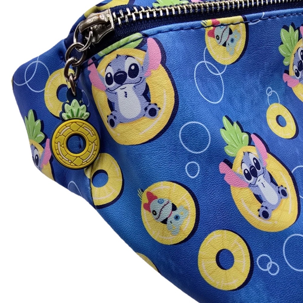Loungefly x Disney Lilo And Stitch Pineapple Floaty Stitch Fanny Pack (HARDTAG) - Picture 3 of 15